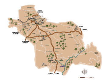 Plan commune de Callas Var